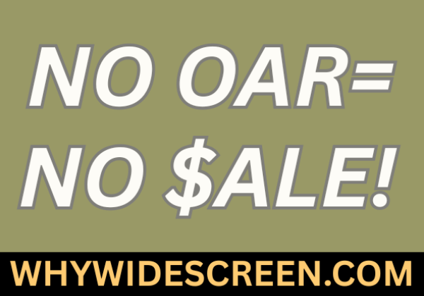 no oar no sale